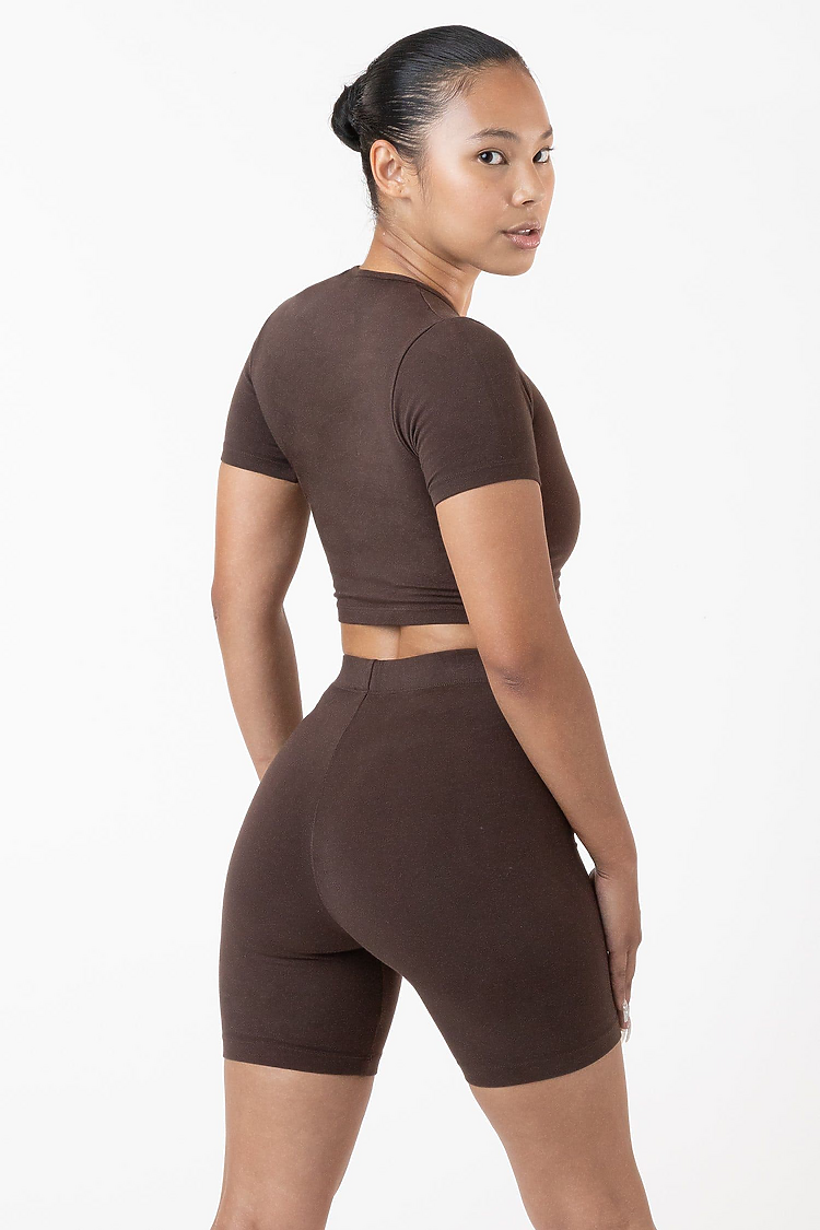 Cotton Spandex GD Bike Short CHOCOLATE