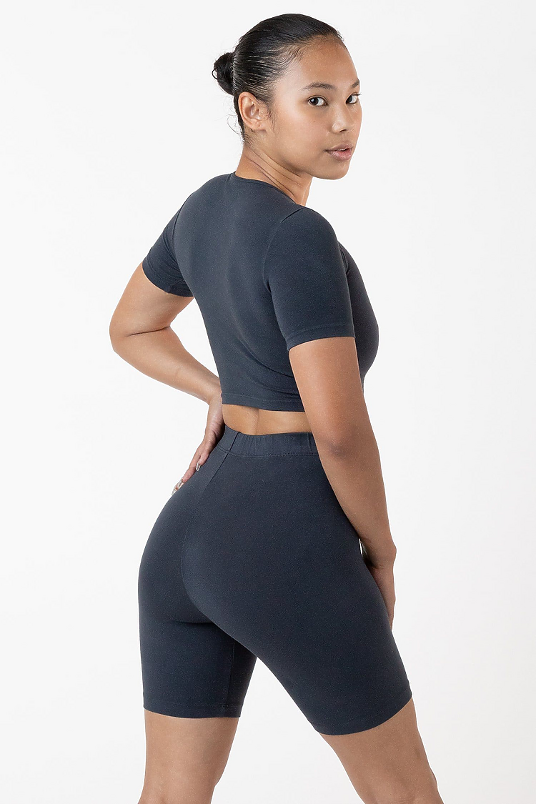 Cotton Spandex GD Bike Short DOLPHIN BLUE