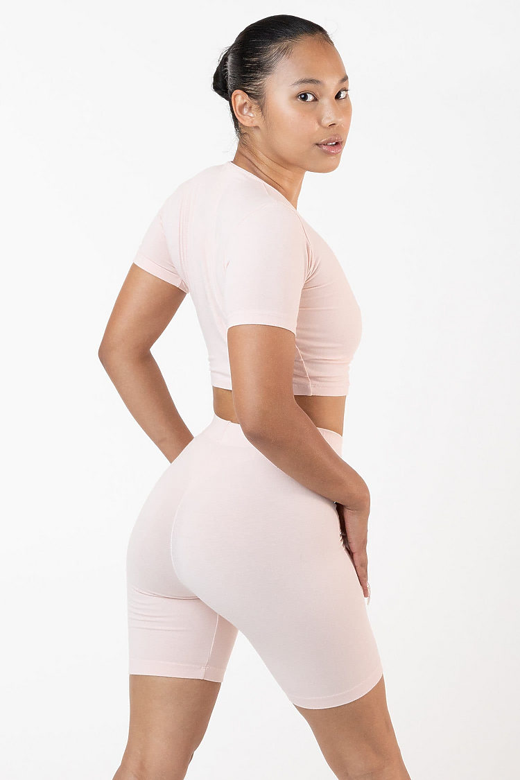 Cotton Spandex GD Bike Short SEASHELL PINK