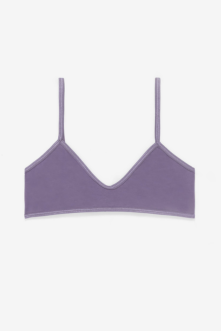 Cnt Spndx Spaghetti Bralette AMETHYST