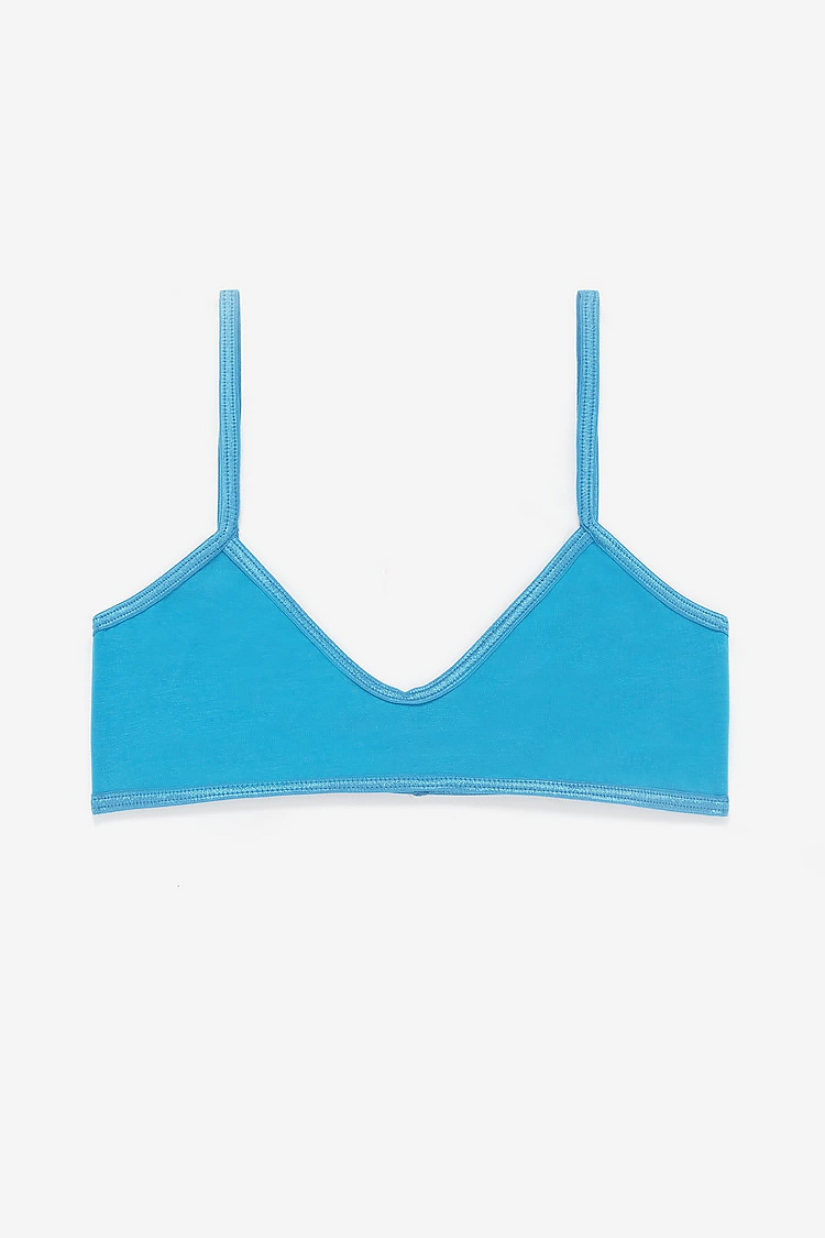 Cnt Spndx Spaghetti Bralette BRIGHT BLUE