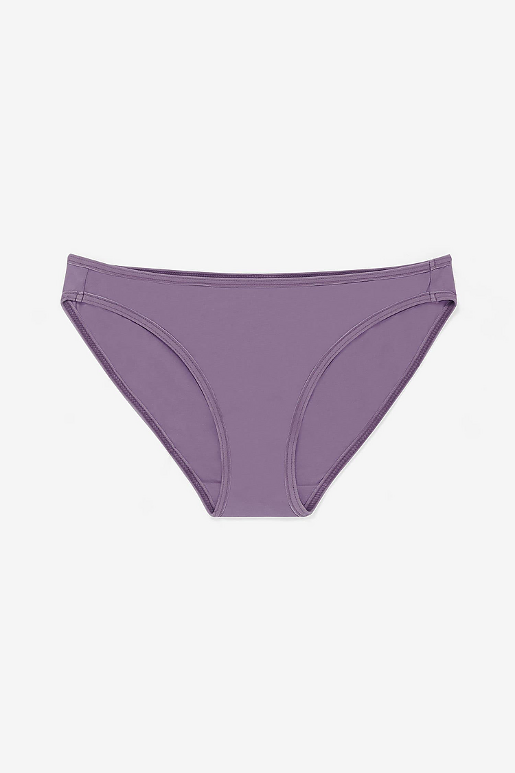 Cotton Spandex Bikini Panty AMETHYST