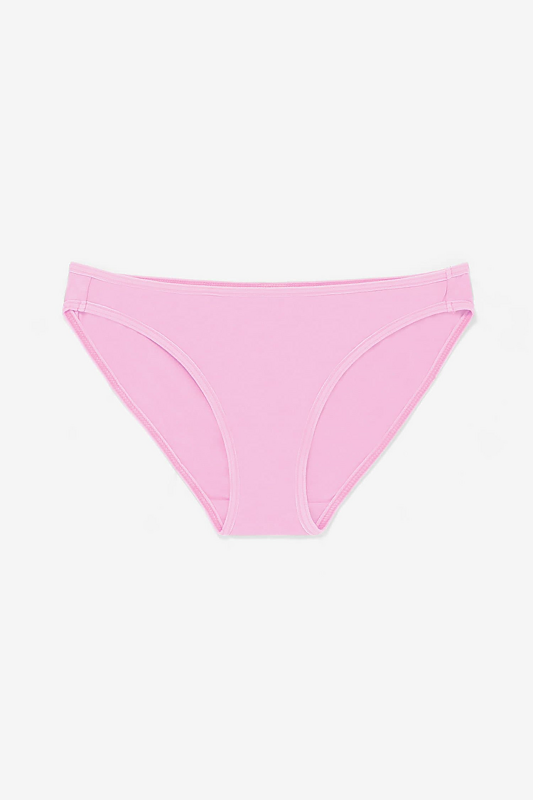 Cotton Spandex Bikini Panty Candy Pink