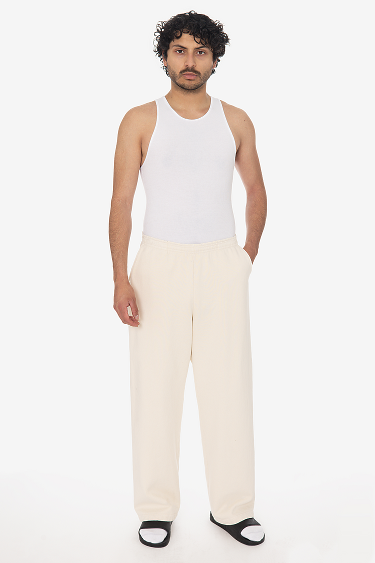 Straight Leg Sweatpant Creme