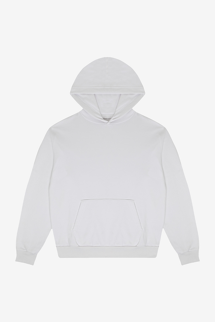 10oz Fleece Hoodie White