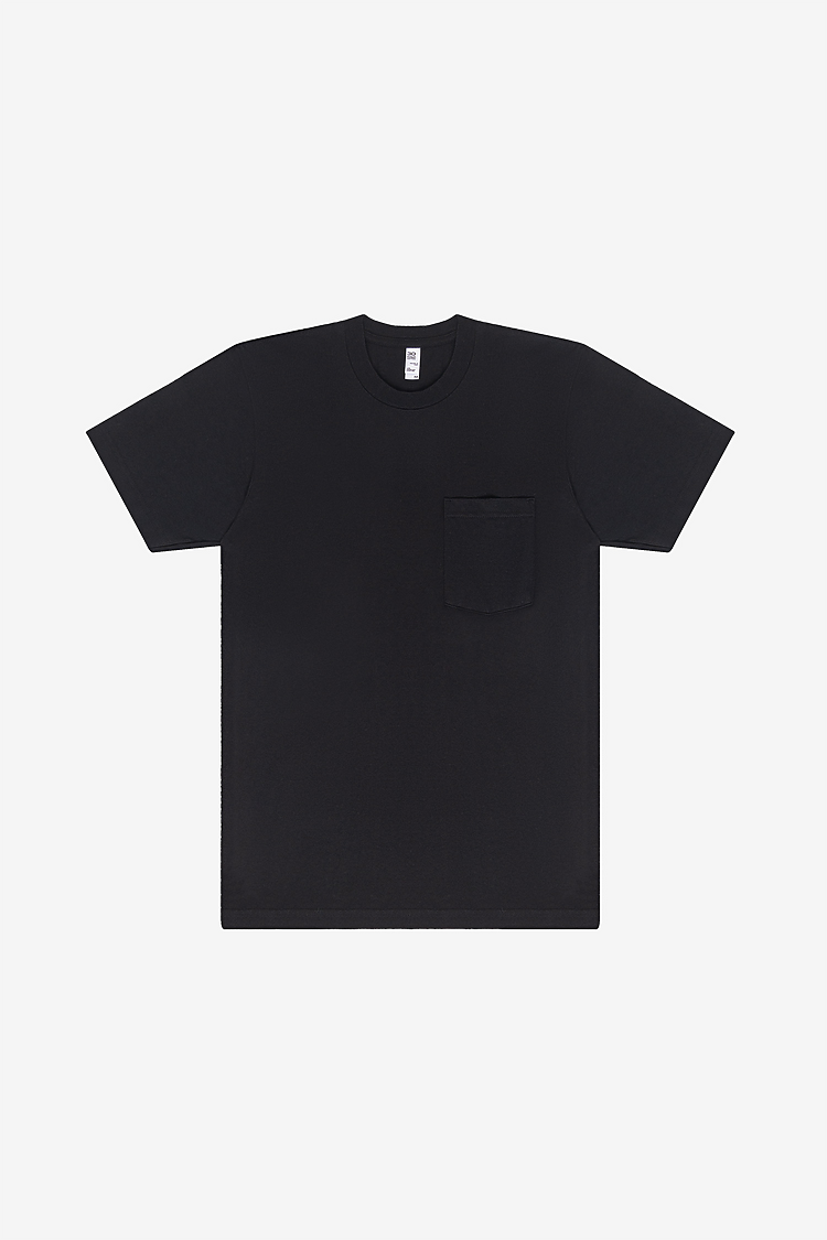 S/S 30/1 Jersey Pkt T 4.3oz Black