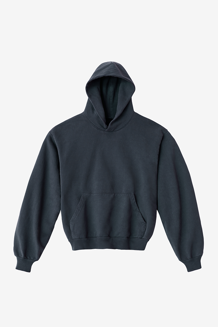 L/S Heavy Fleece Hood PO 14 oz DOLPHIN BLUE