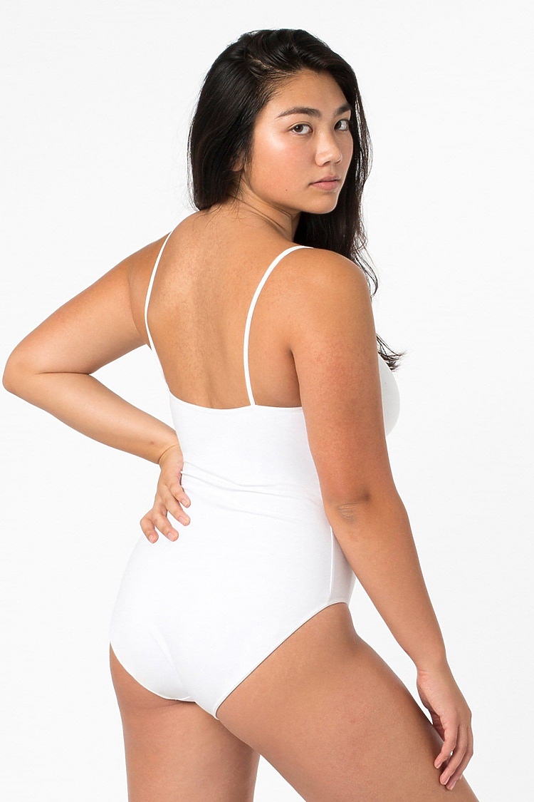 Spaghetti Bodysuit White
