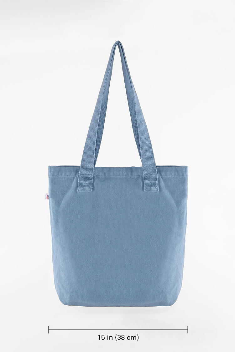 Bull Denim Tote Bag CLEAR BLUE