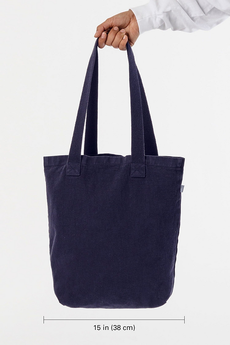 Bull Denim Tote Bag Navy