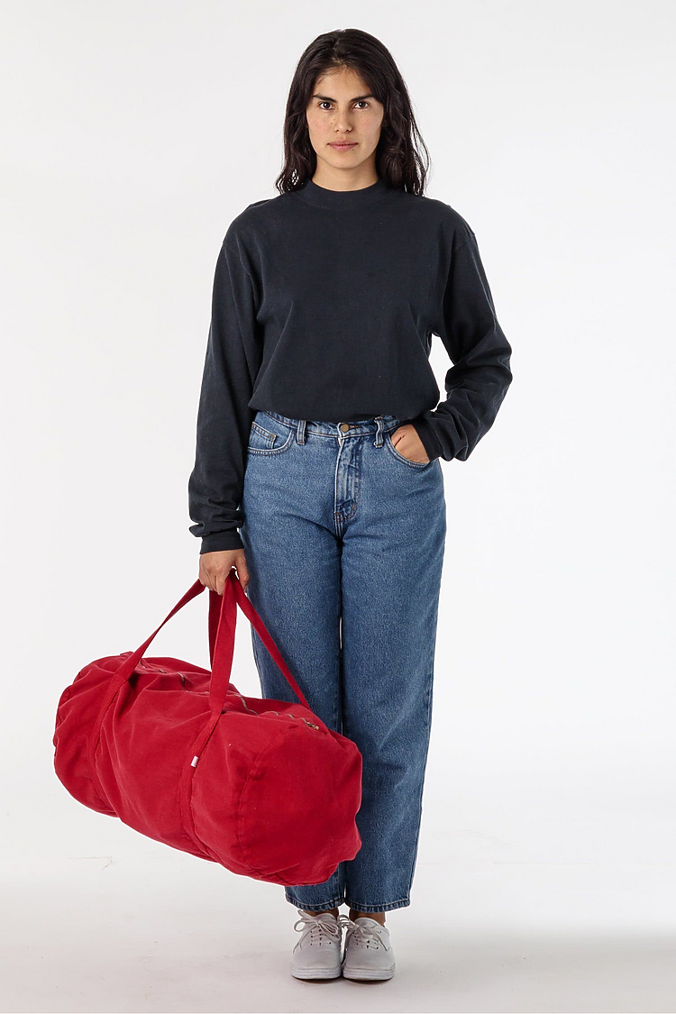 BULL DENIM WEEKENDER BAG DARK RED