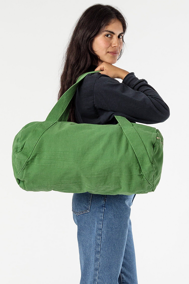 Diagonal Strap Gym Bag Vintage Green