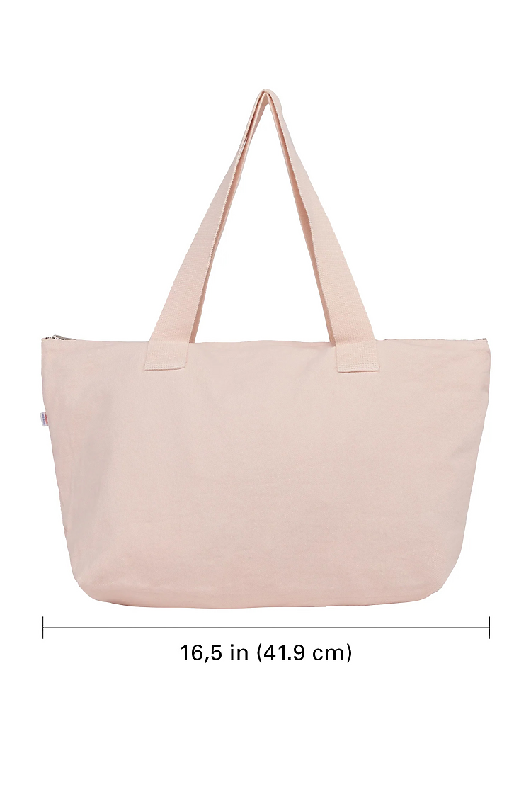 Carry All Zip Tote Bag LIGHT PINK
