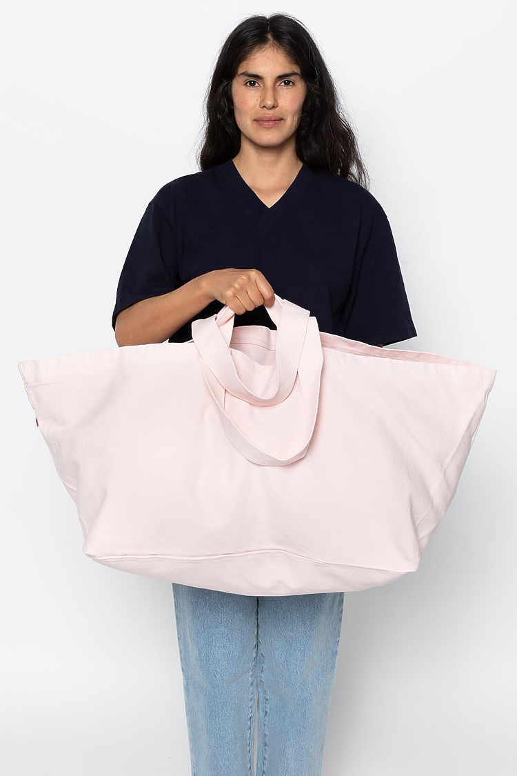 Oversize Bull Denim Bag LIGHT PINK