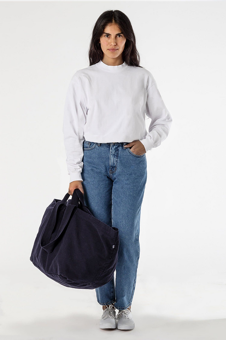 Oversize Bull Denim Bag NAVY