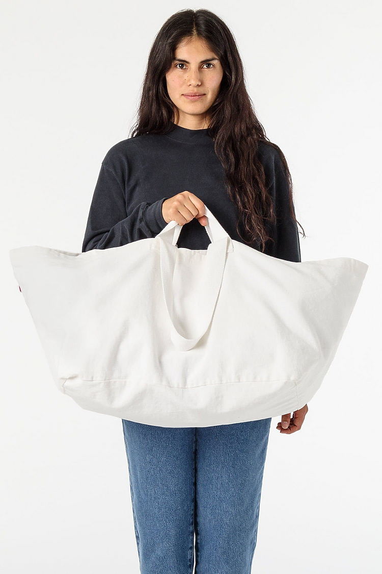 Oversize Bull Denim Bag OFF WHITE