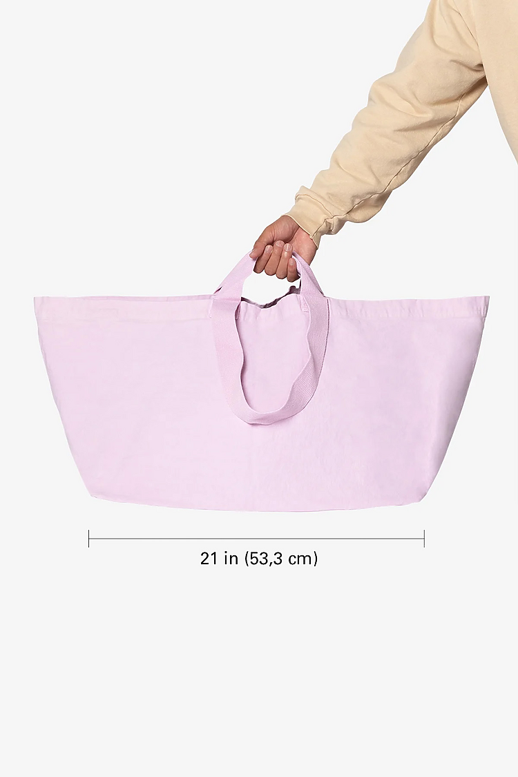 Oversize Bull Denim Bag PINK