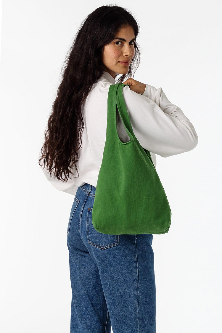 Bull Denim Shopping Bag VINTAGE GREEN
