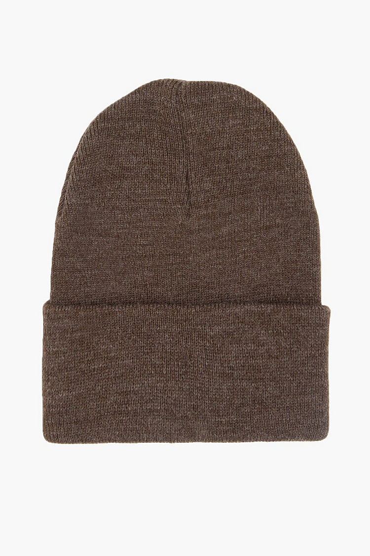 Classic Cuff Beanie Dark Brown Heather