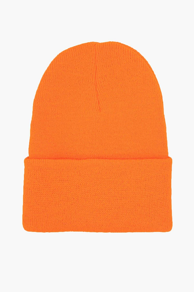 Classic Cuff Beanie Hot Orange