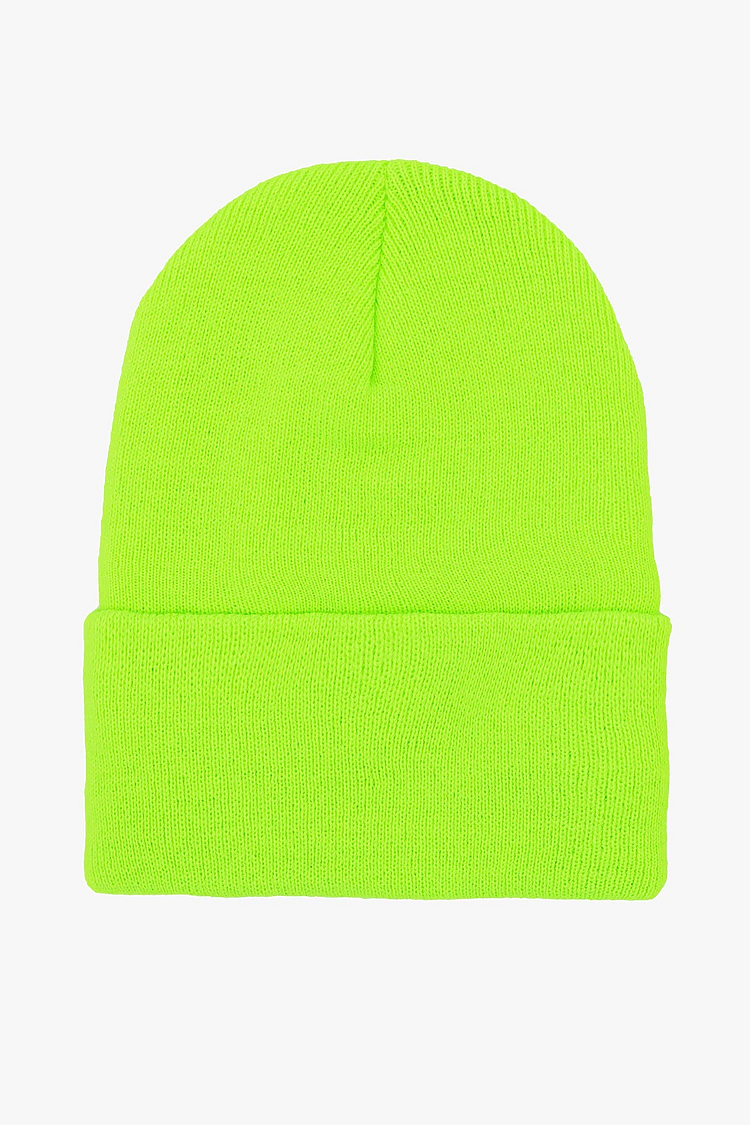 Classic Cuff Beanie NEON GREEN