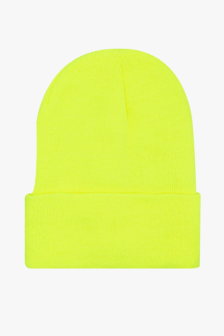Classic Cuff Beanie NEON YELLOW