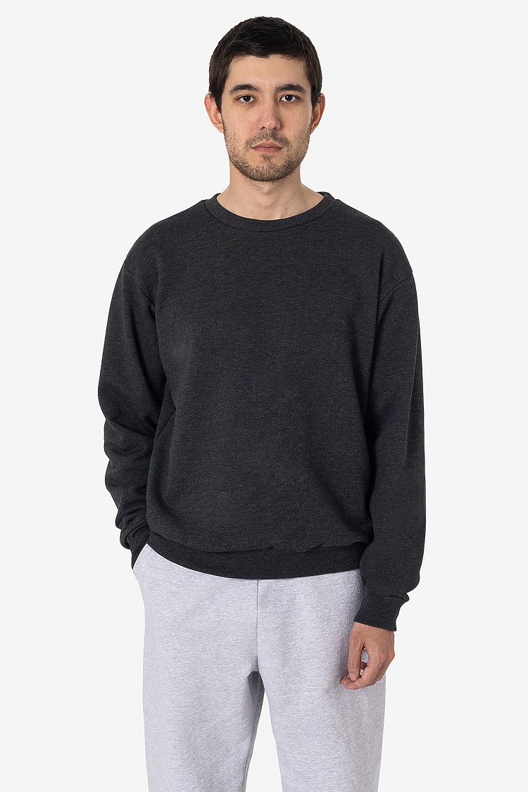 50/50 Drop Shoulder Crew Neck DARK HEATHER GREY