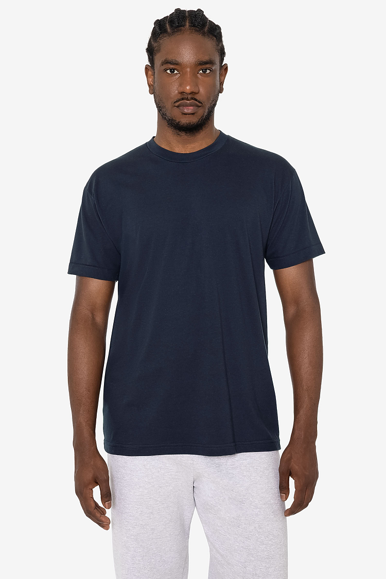 S/S Cotton-Poly Crew 3.8 oz Midnight Navy