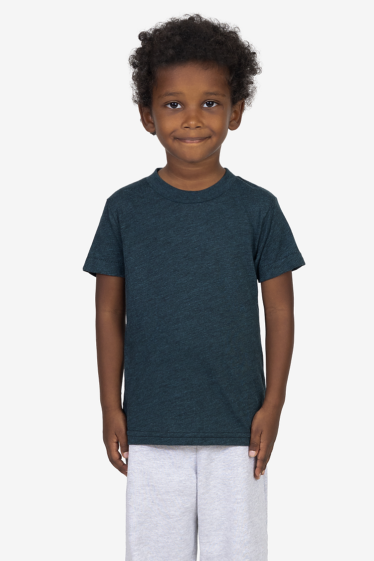 Toddler Ply Ctn S/S T BLACK AQUA