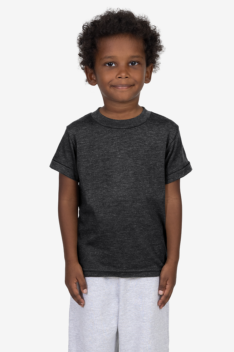 Toddler Ply Ctn S/S T HEATHER BLACK