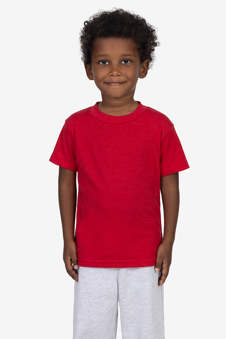 Toddler Ply Ctn S/S T HEATHER RED
