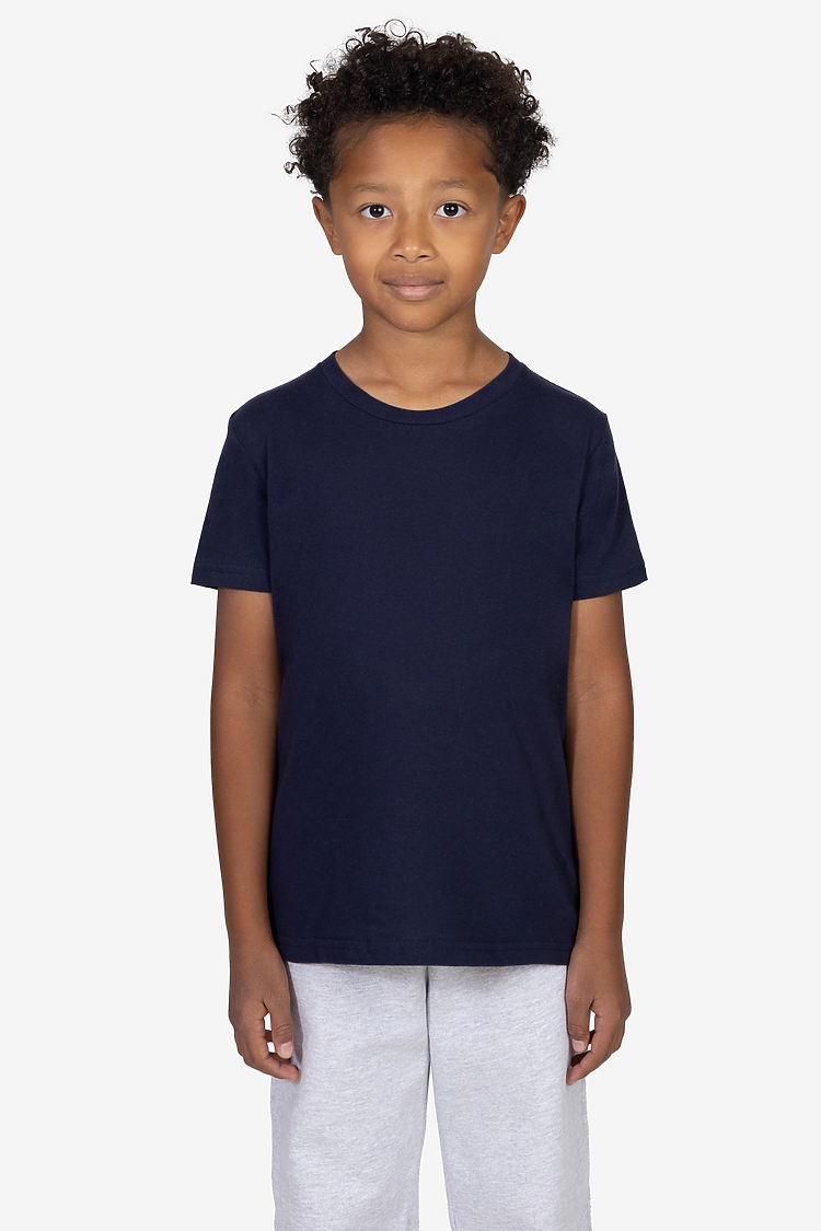 Youth Poly Cotton S/S T Shirt NAVY