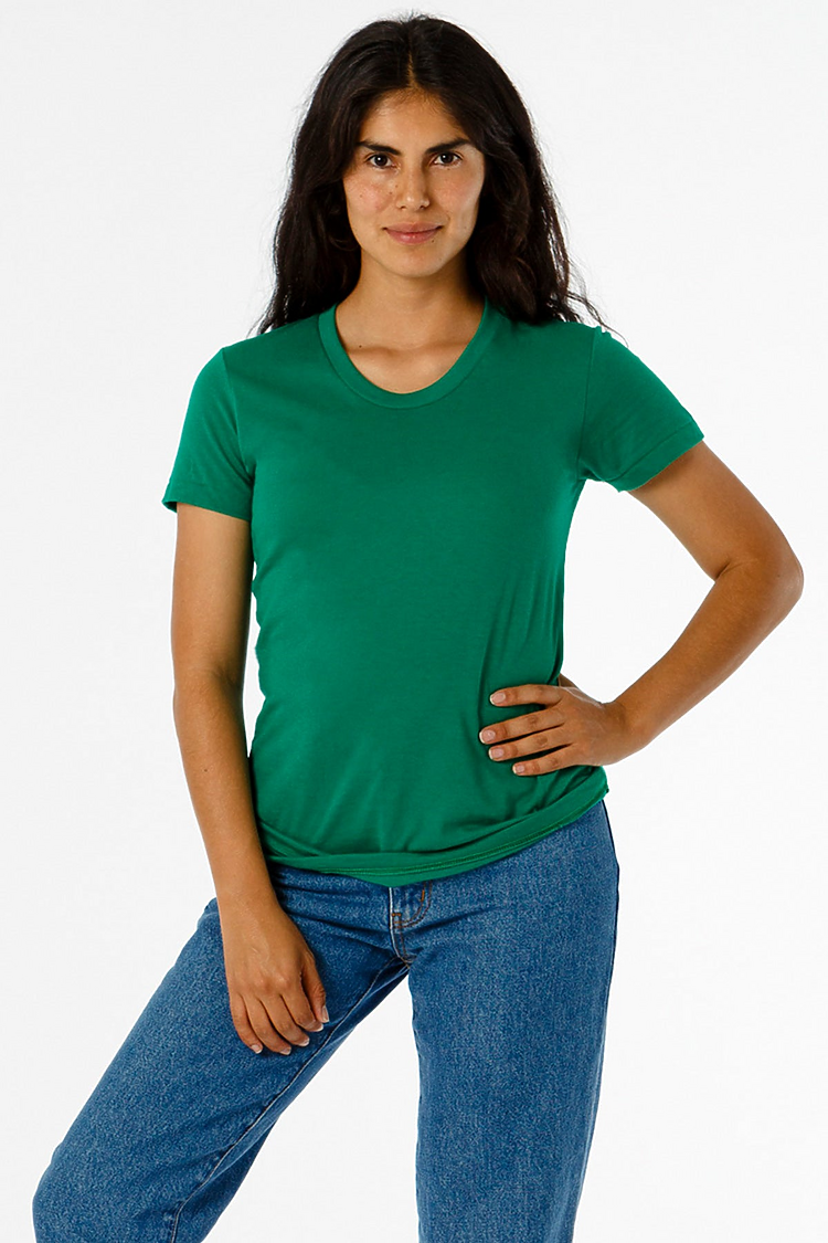 S/S  Cotton-Poly Tee 3.8 oz Kelly