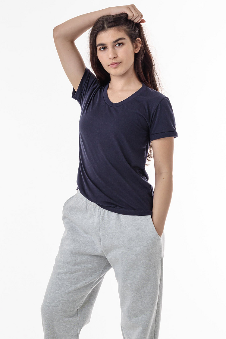 S/S  Cotton-Poly Tee 3.8 oz NAVY