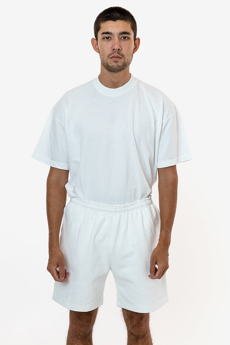 Heavy Fleece Mid Short White
