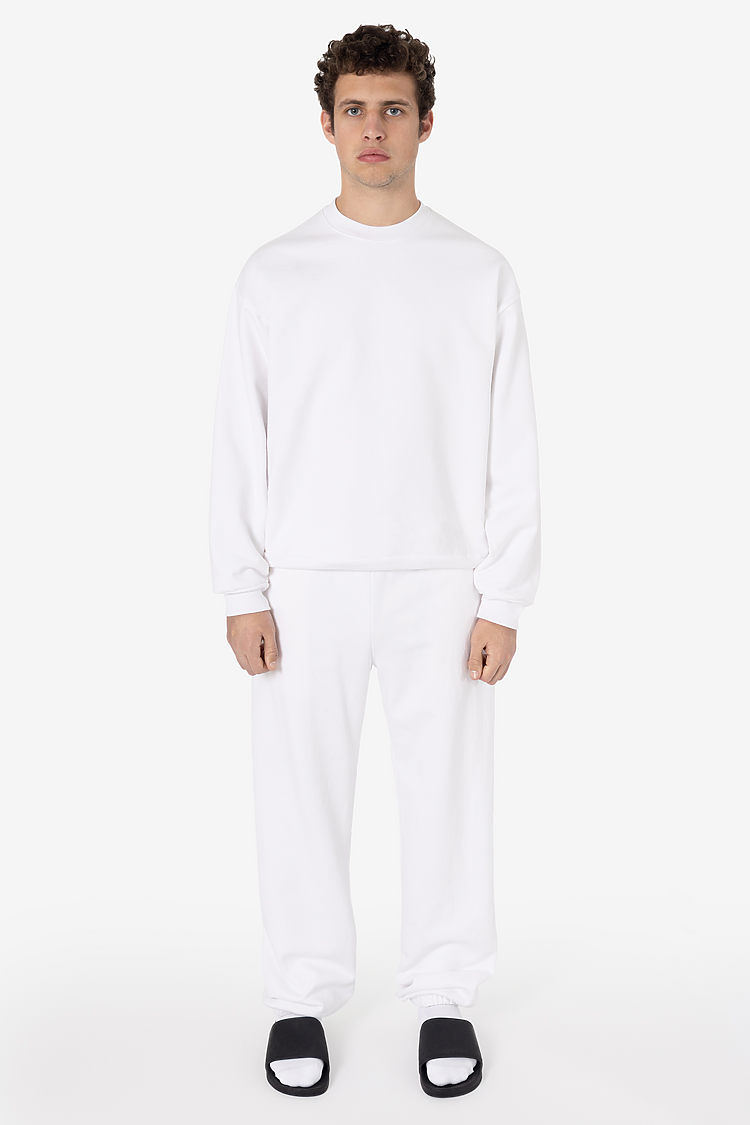 Heavy Fleece Sweatpant 14oz White