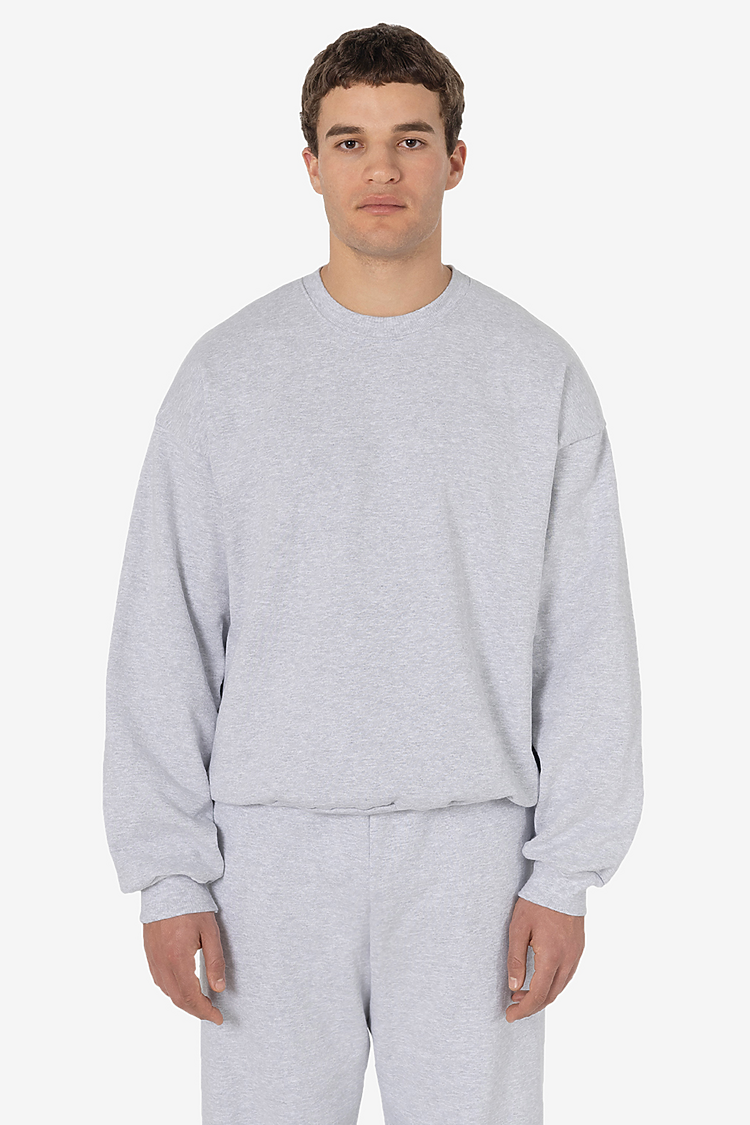 L/S Heavy Fleece PO Crew 14 oz ASH