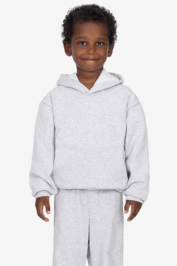 Kids Heavy Fleece Hooded PO ASH