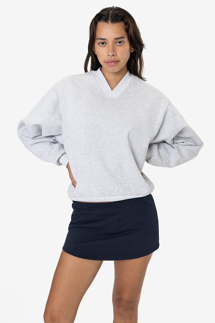 HEAVY FLEECE MINI SKIRT NAVY