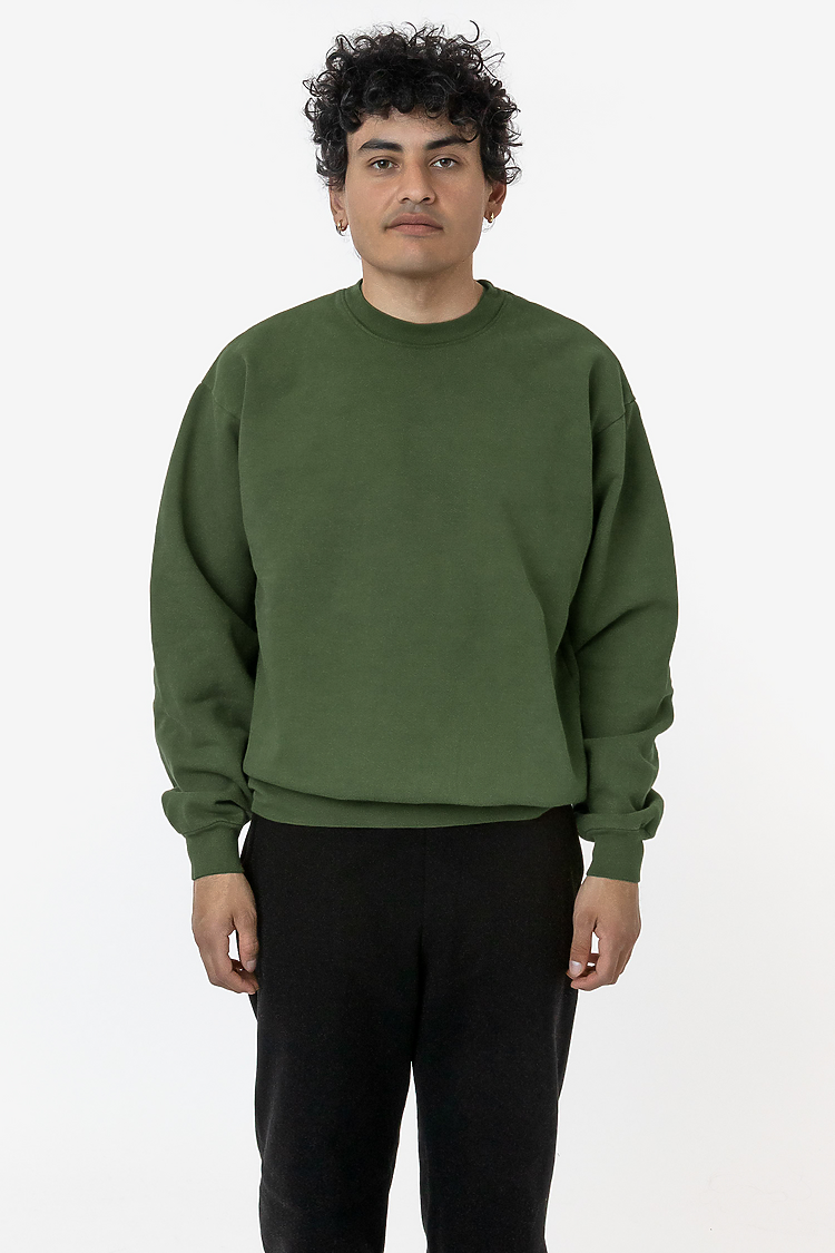 L/S Heavy Fleece PO Crew 14 oz ARMY