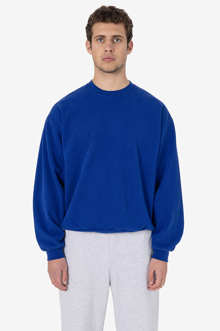 L/S Heavy Fleece PO Crew 14 oz COBALT BLUE