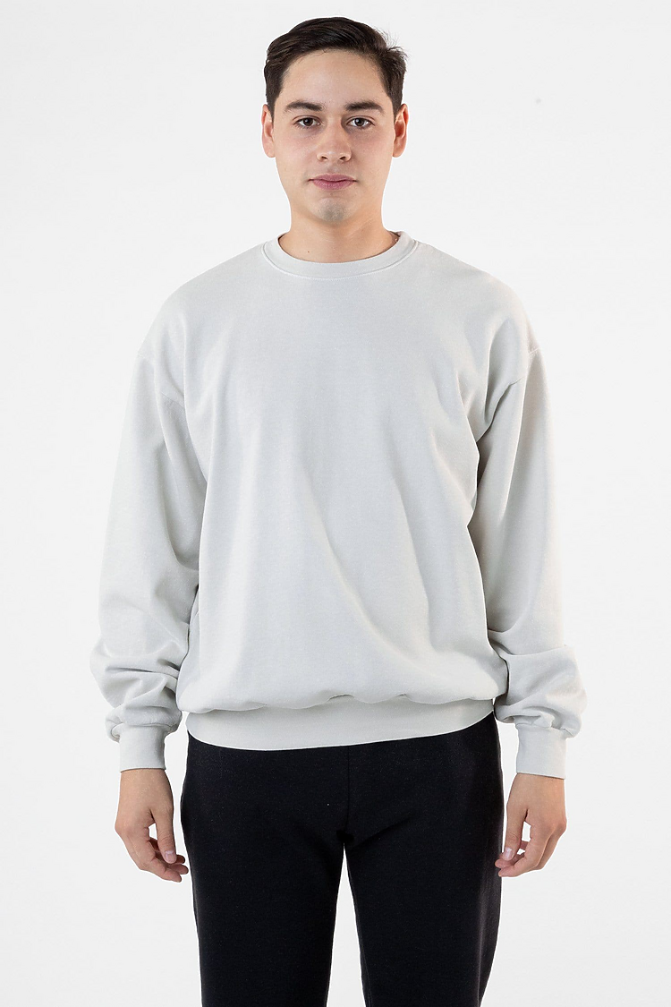 L/S Heavy Fleece PO Crew 14 oz CEMENT