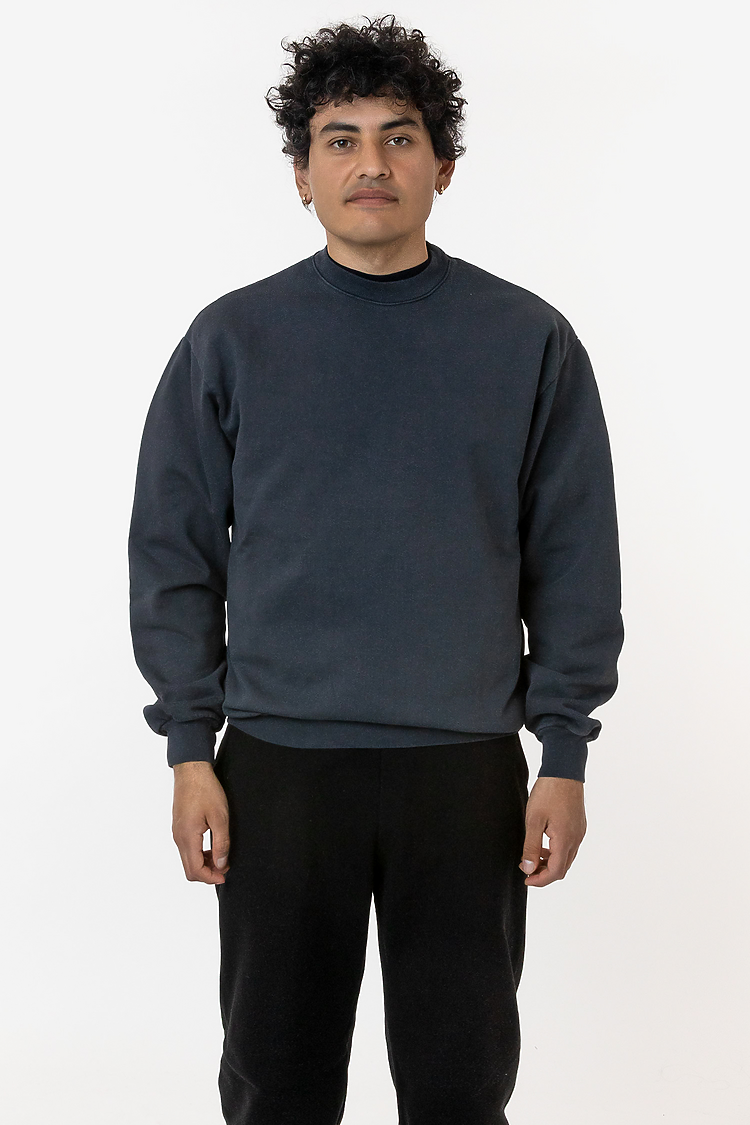 L/S Heavy Fleece PO Crew 14 oz DOLPHIN BLUE