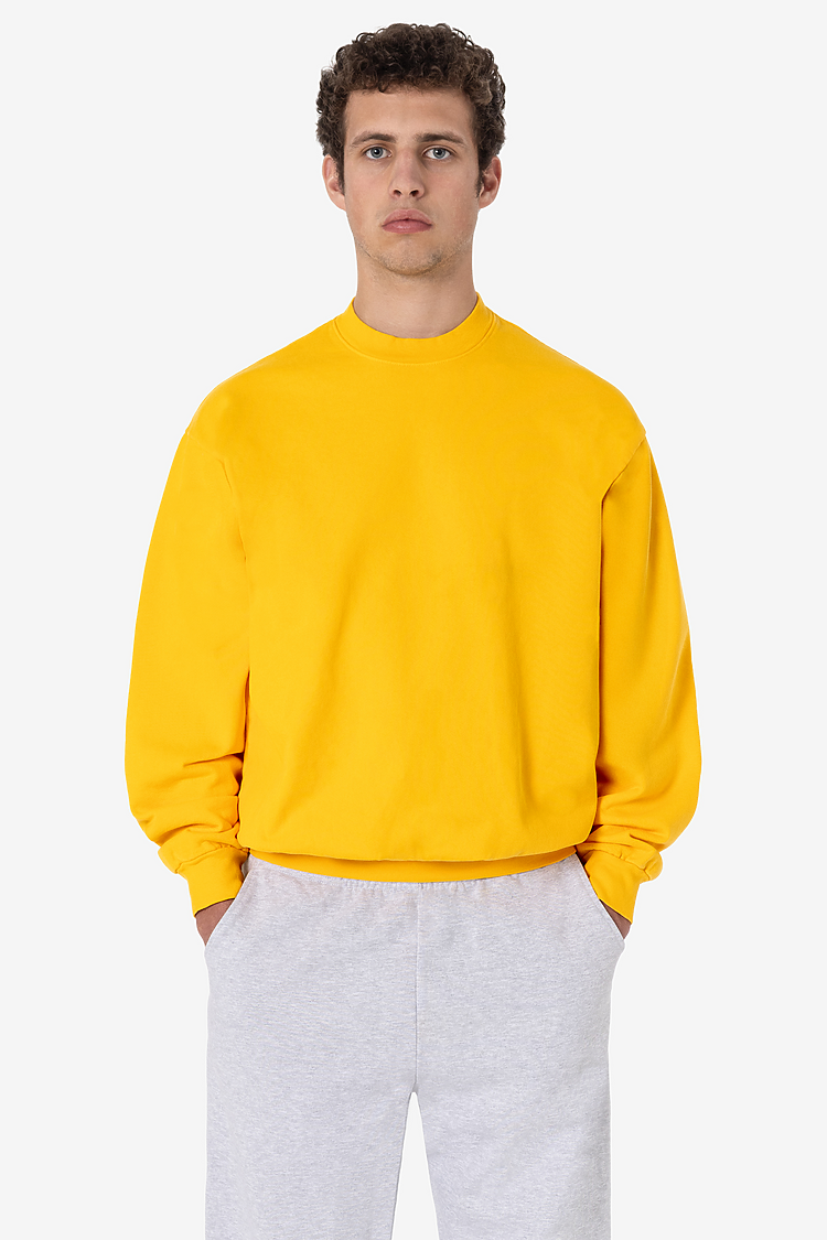 14oz L/S Heavy Fleece Pullover GOLD