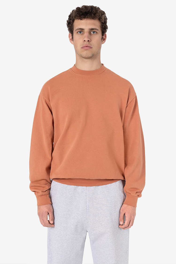 14oz L/S Heavy Fleece Pullover TERRACOTTA