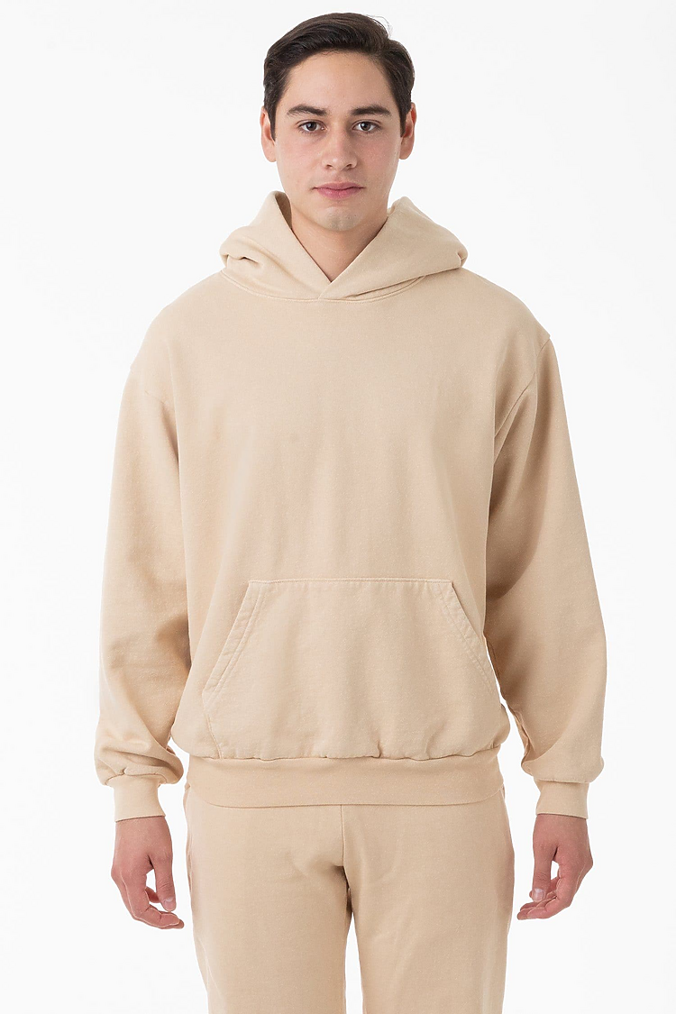 L/S Heavy Fleece Hood PO 14 oz BEIGE