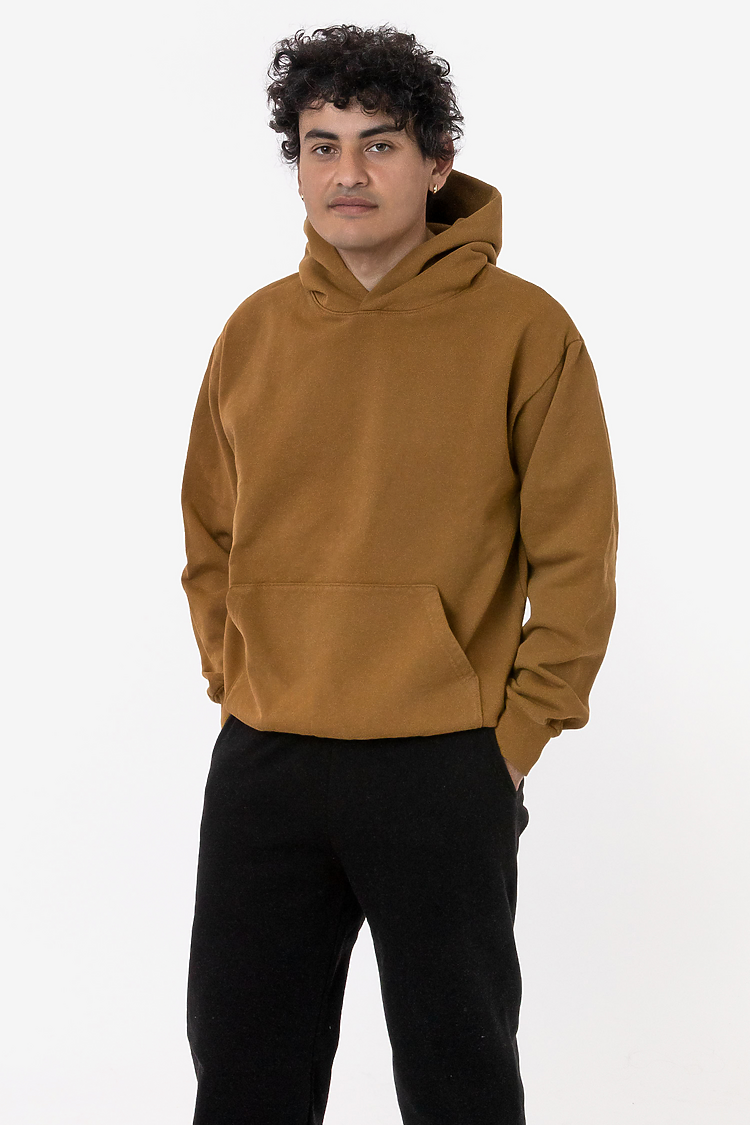 L/S Heavy Fleece Hood PO 14 oz Brass