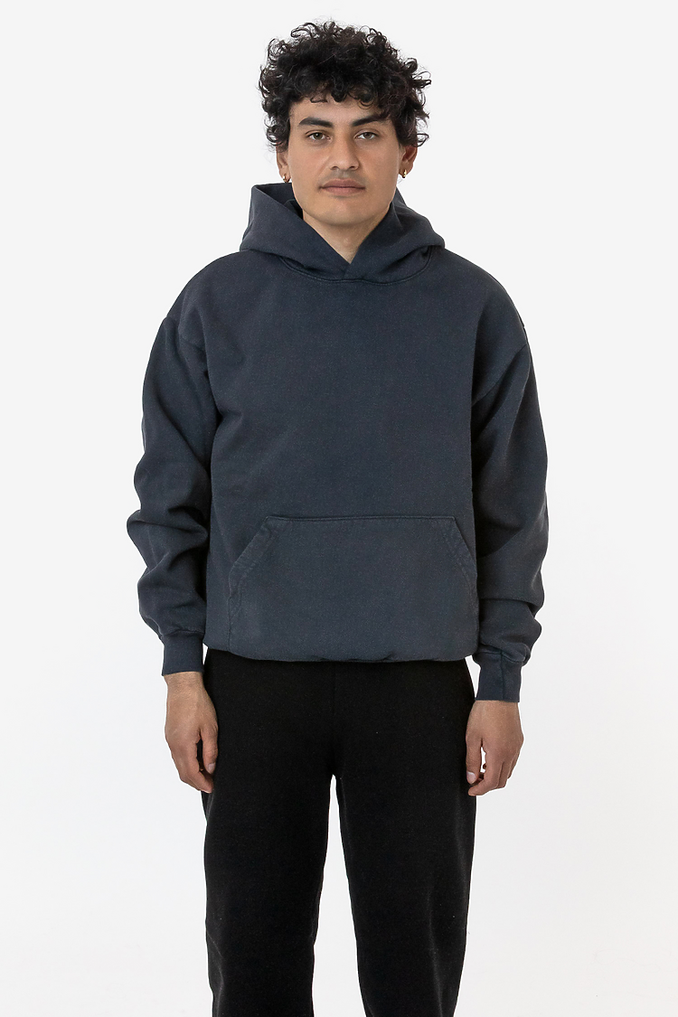 L/S Heavy Fleece Hood PO 14 oz DOLPHIN BLUE