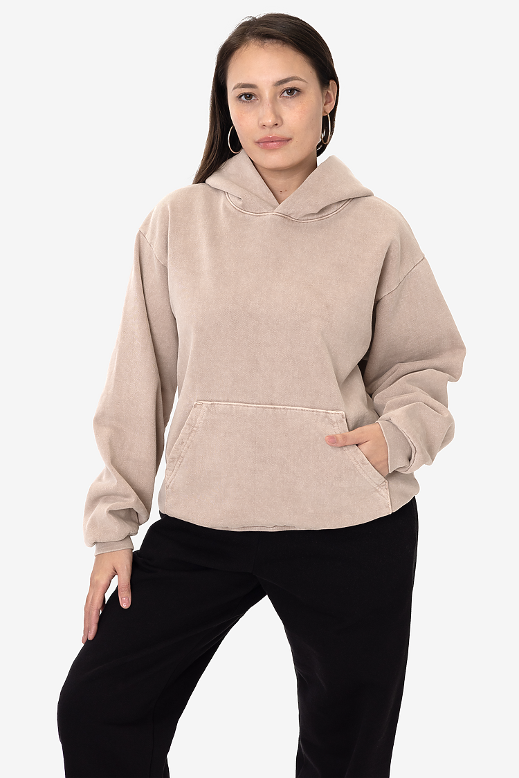 L/S Heavy Fleece Hood PO 14 oz Rose Quartz