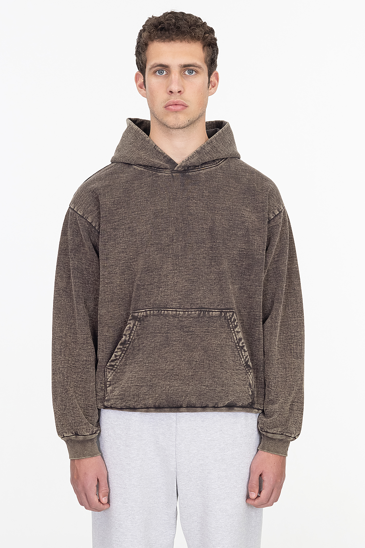 L/S MW HF Hooded PO 14 oz Cocoa